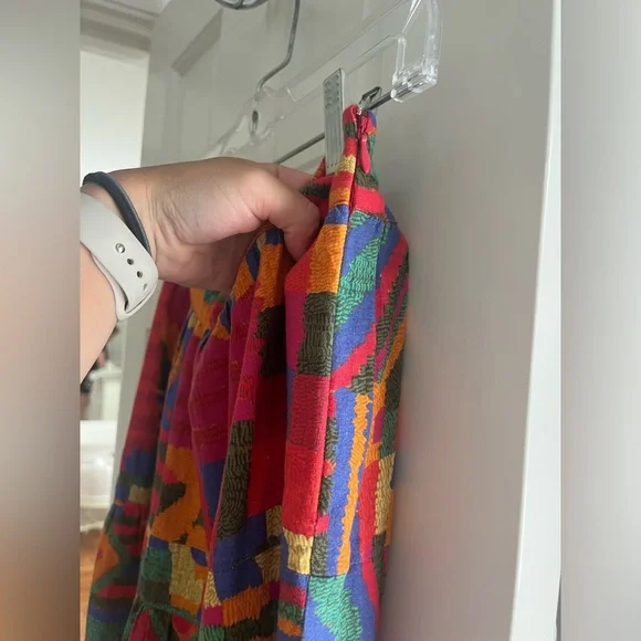 Anthropologie Farm Rio Printed Patchwork Midi Skirt - Picture 5 of 6